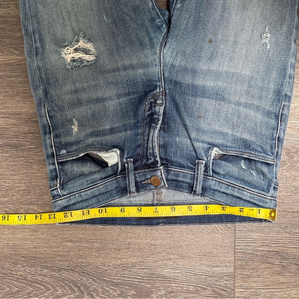 J Brand Light Blue Distressed Jeans Alana Size 24 - Picture 4 of 10